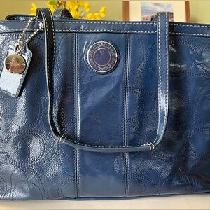 Coach Purse navy blue